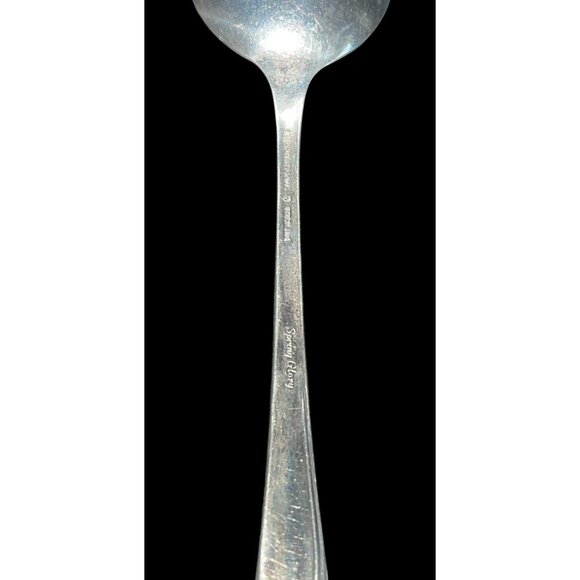 3 Sterling Soup Spoon 110 g 6.5 Inch Flatware Spring Glory International Silver - Picture 6 of 10